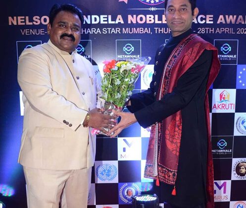 Sports Author Pradeep  Kumar Yadav Conferred With Nelson Mandela Noble Peace Award 2022 and a Honorary Doctorate Degree