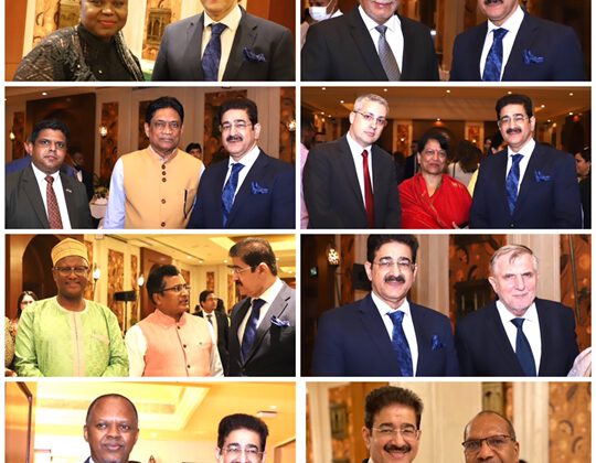 Gabon Honoured Sandeep Marwah on Independence Day