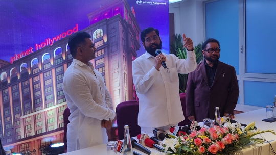 Will The Next IPL Be In Thane? Eknath Shinde Hon CM MH Feels So As He  Inaugurates Sachiin Joshi’s First 5 Star Hotel  PLANET HOLLYWOOD  In Thane