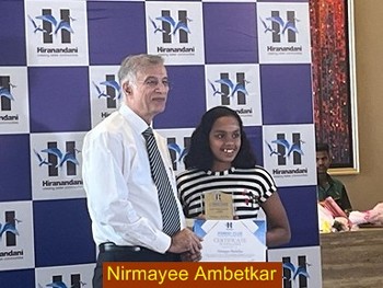Dr Niranjan Hiranandani Honours Swimming Champions Of Forest Swimming Club By Giving Appreciation Certificate In Mumbai