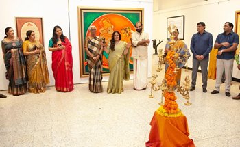 VASUNDHARA An Exhibition Of Paintings By Well-Known Artist Arpitha Reddy In Jehangir