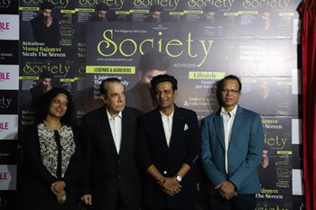 Manoj Bajpayee Unveils The New Society Achievers Cover