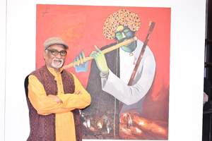 Art Exhibition A JOURNEY THROUGH COLORS By Eminent Artist Raosaheb Gurav In Jehangir