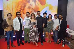 Arlin Maitra,  Sharad Malhotra, Altamash Faridi At Omcar Records’ Love And Latte Singles Launch