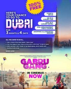 Sameer Khan’s GABRU GANG Promises Two  Viewers An All-Expenses Paid Trip To Dubai!