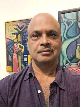 ISEE TARAH Solo Show Of Paintings By Renowned Artist Amitabh Ashesh In Kamalnayan Bajaj Art Gallery